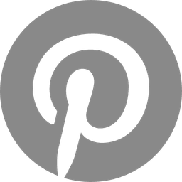 logo pinterest gris